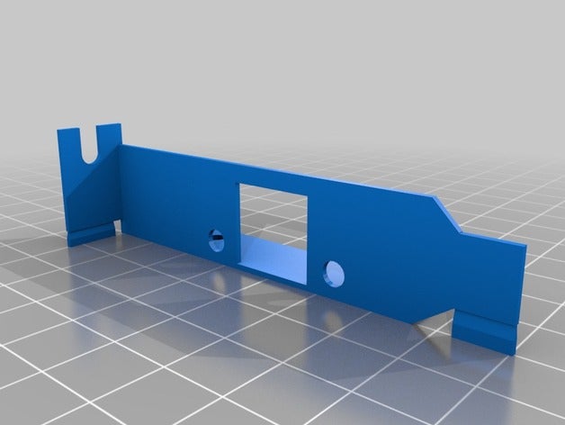 intel nic low profile bracket computer netowrk parts pci slot 3D print model - Mito3D