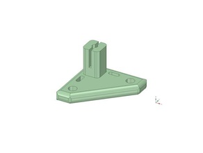 sostituzione piede pieghevole a padiglione parti di ricambio 3d print model - Mito3D
