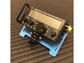 portable kx2 stehen hobby amateur radio elecraft qrp stand 3d print model - Mito3D