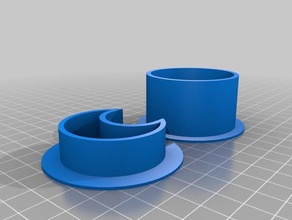 my customized desk cable cap 3d printing 3d print model - Mito3D