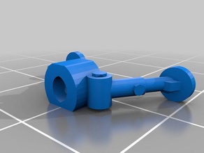 bipod 3mm heavy weapon model hobby 3d print model - Mito3D