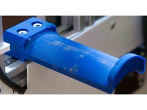filament spool holder 2020 extrusion - top assembly 3d printer accessories 3d print model - Mito3D
