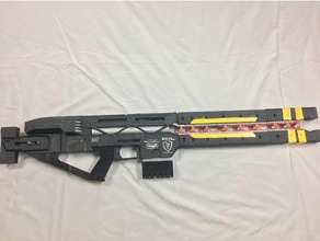 gta 5 rail gun full scale video games coil gtav prop railgun 3d print model - Mito3D
