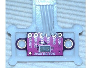 vl53l0x raiva do sensor da caixa cerco eletrônica 3d print model - Mito3D