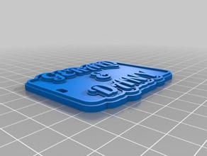 gerald Schlüsselanhänger kundengebundene 3d print model - Mito3D
