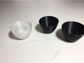 test cup spiral vase mode 3d printing tests calibration 3d print model - Mito3D