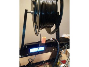 anet a8 usb holder +filament guide 3d printer accessories upgrade filament 3d print model - Mito3D
