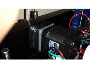 3d yazıcı step motor montaj adaptörü dişli baskı alanında 3d print model - Mito3D