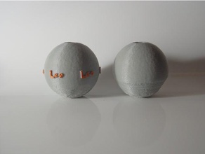 cuscinetto a sfera giocattolo dell'animale domestico gli animali domestici palla cat gattino kitty in pausa la stampa 3d 3d print model - Mito3D