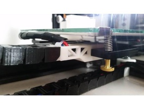 anet a2 y-axe avant câble de la chaîne support Les imprimantes 3d porte-câble ordonnée axe y 3d print model - Mito3D
