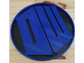 doctor coaster badge decor doctorwho drink 3d print model - Mito3D