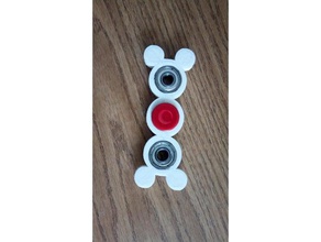 souris spinner jouets & jeux fidget main de la persistance vision toupie jouet 3d print model - Mito3D