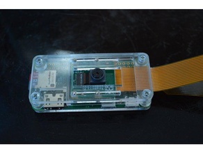 raspberry pi zero laser cut minimialistic case camera electronics lasercut raspberrypizerocase 3d print model - Mito3D