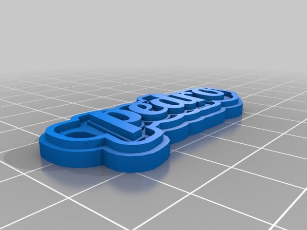 pedro keychains customized 3D print model - Mito3D