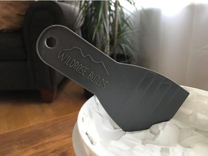 putty Messer tools 3d-drucken Trockenbau einfach printrbot puttyknife reno Reparatur tool nützlich 3d print model - Mito3D