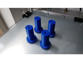 bed thumb screws 11 mm screw 3d printer parts adjustment levelling 3d print model - Mito3D