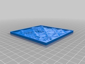 Himmel 2d-Kunst kundengebundene 3d print model - Mito3D