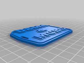 dubier llaveros personalizado 3d print model - Mito3D