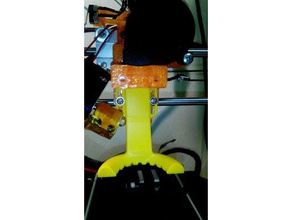 semi circular fan duct tech2c e3d v6 volcano 3d printer accessories 3d print model - Mito3D