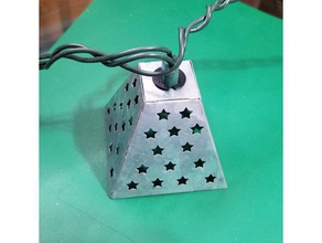 christmas light strand decorative bulb shade clip holder set string 3d print model - Mito3D