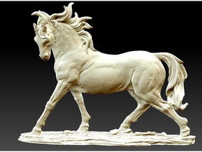 horse sculptures 3d print model - Mito3D
