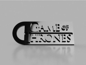 oyun thrones Anahtarlık serin eğlenceli gameofthrones var anahtarları film tv programı televizyon savaş 3d print model - Mito3D
