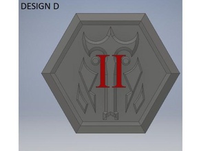 d&d Feind Marker 1-10 Spiele 28 dungeons dragons Markierung Token 3d print model - Mito3D