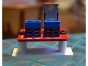small mosfet pcb standoff electronics customized mount 3d print model - Mito3D