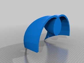 Oberfläche konstant Astigmatismus Mathe-Kunst Hornhautverkrümmung geometrie math mathart 3d print model - Mito3D