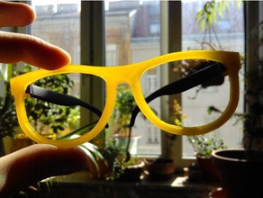 sunglasses glasses spectacles 3d print model - Mito3D