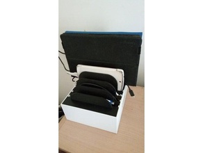 estação de carregamento telefone celular 3d print model - Mito3D