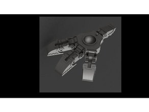 marte patrón de pie estilo wardog titan modelos 40k el robot warhammer warhound 3d print model - Mito3D