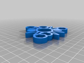 personalizar o nome do controlo giratório símbolo brinquedos & games personalizado 3d print model - Mito3D