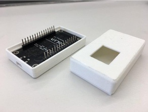 22 slim case esp8266 lolin nodemcu artı dht elektronik durumda dht22 konut nem çok sensörü sıcaklık 3d print model - Mito3D