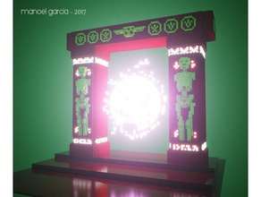 terre maledette portale giocattolo & accessori di gioco fantasia miniatura paesaggio voxel wargame terreno 3d print model - Mito3D