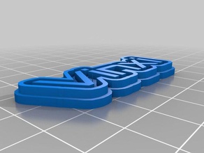vinxi de porte-clés personnalisé 3d print model - Mito3D