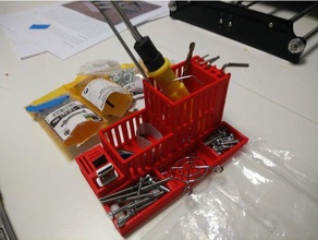 araçları depolama bölümleri araç sahipleri & kutu kutusu alet tutucu aracı dur 3d print model - Mito3D
