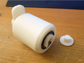 smooth spool holder zortrax m200 3d printer parts ball bearing 3d print model - Mito3D