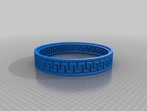 greek bracelet bracelets 3d print model - Mito3D