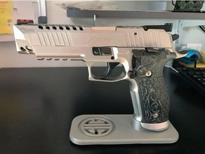 sigsauer p226 x-five x-six holder sport & outdoors gun sig sauer stand 3d print model - Mito3D