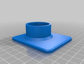 rekrow torch plastic base parts micro 3d print model - Mito3D