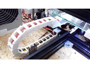 y drag cable chain tevo tarantula 3d printer parts upgrade 3d print model - Mito3D