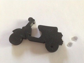 vespa Schlüsselanhänger px lml keychain 3d print model - Mito3D