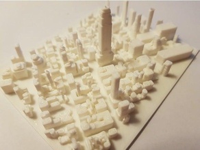 cityscape around empire state building buildings & structures city empirestatebuilding 3d print model - Mito3D