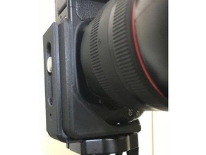 l-suporte de dslrs câmera arca estilo dslr da canon fotografia montagem em tripé 3d print model - Mito3D