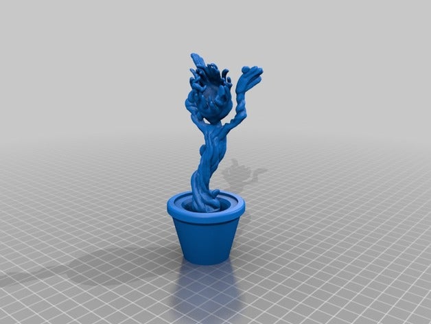 dancing groot 3d printing baby 3D print model - Mito3D