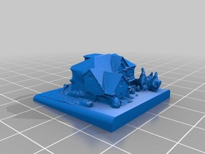 model house buildings & structures 3d 3d print model - Mito3D