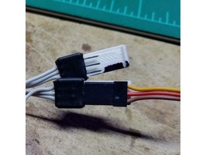 diy secure servo connector header pins electronics 3d print model - Mito3D