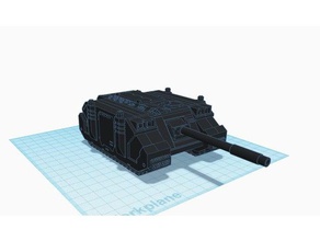 cornicen Süper Ağır kuşatma tank modelleri 40k wh40k çekiç tankları savaş wargaming warhammer warhammer40k 40000 arazi 3d print model - Mito3D