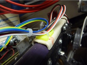 wire tie anchor electronics cable holder management zap strap ziptie 3d print model - Mito3D